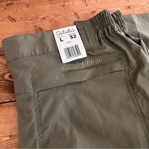 NWT Cabelas Casuals Men’s Hiking Pant Size Large 50 UPF Lightweight Outdoor